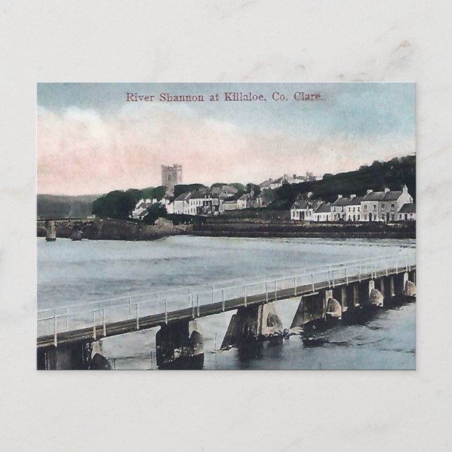 Old Postcard - Killaloe, Co Clare, Ireland (Front)