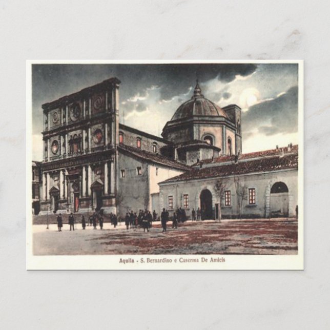 Old Postcard - L'Aquila, Abruzzo, Italy (Front)