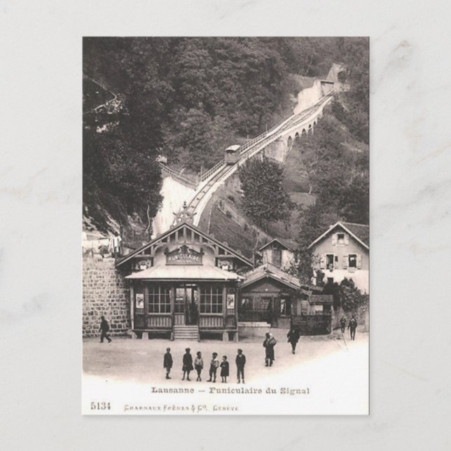 Old Postcard - Lausanne, Switzerland (Front)