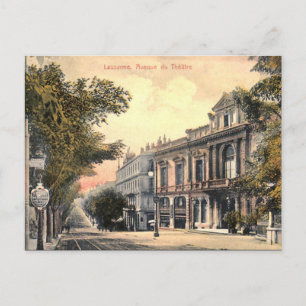 Old Postcard - Lausanne, Switzerland