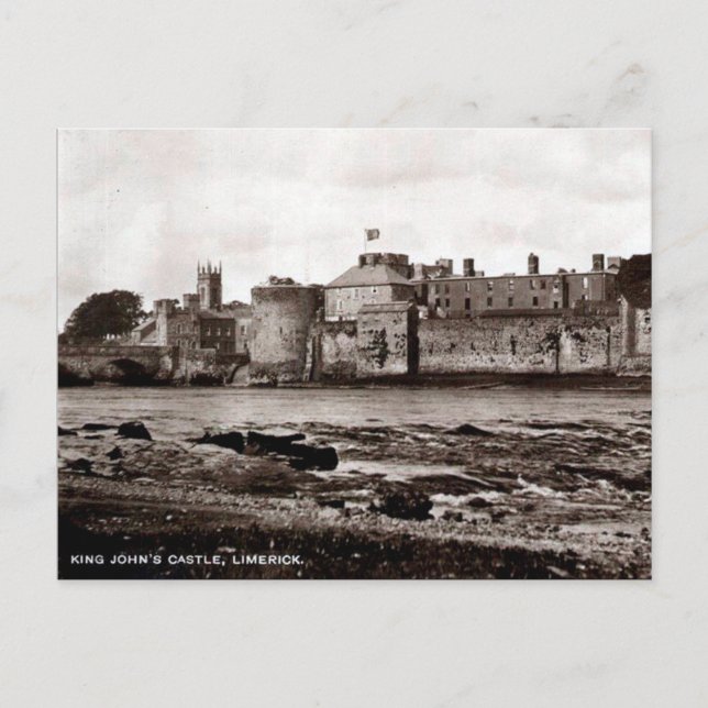 Old Postcard - Limerick, Ireland (Front)