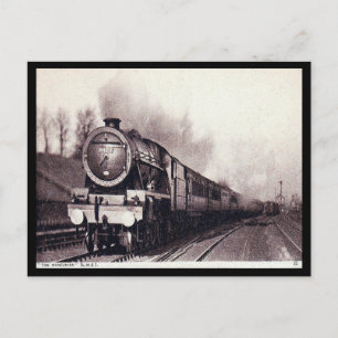 Old Postcard - LMS Train "The Mancunian"