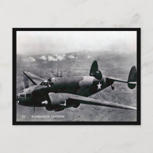 Old Postcard - Lockheed Hudson Light Bomber