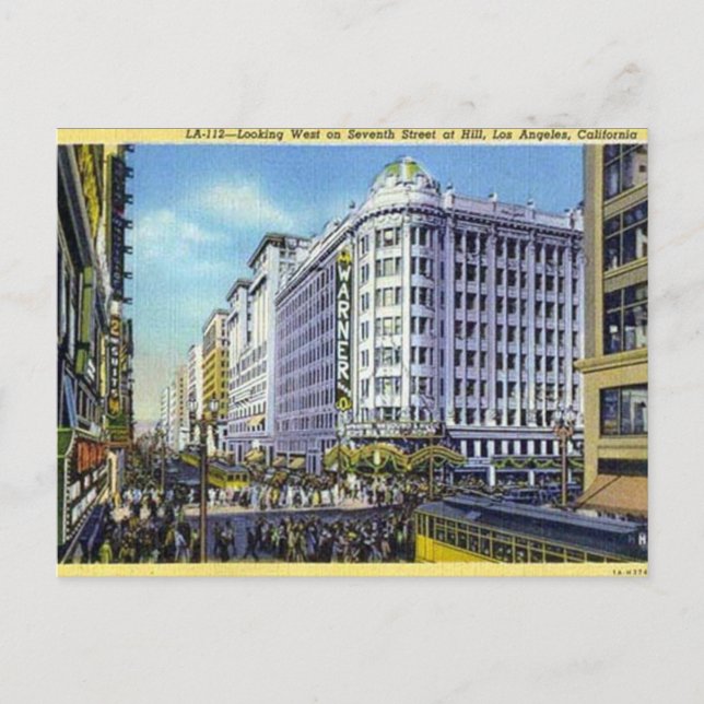 Old Postcard - Los Angeles, California (Front)