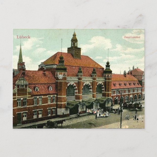 Old Postcard - Lübeck, Germany (Front)