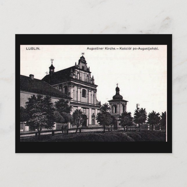 Old Postcard - Lublin, Poland (Front)