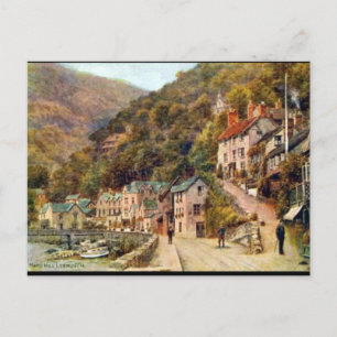 Old Postcard - Lynmouth, Devon