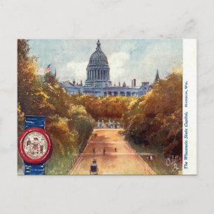 Old Postcard - Madison, Wisconsin, USA