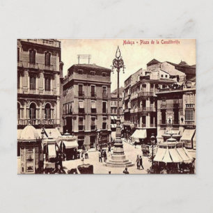 Old Postcard - Malaga, Spain