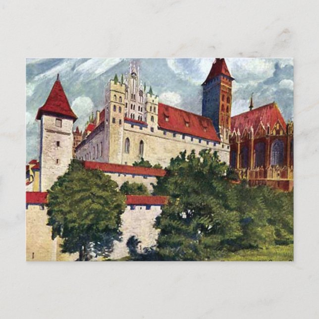 Old Postcard - Malbork/Marienburg, Poland (Front)