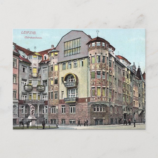 Old Postcard - Märchenhaus, Leipzig (Front)