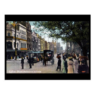 Old Postcard - Melbourne, Victoria