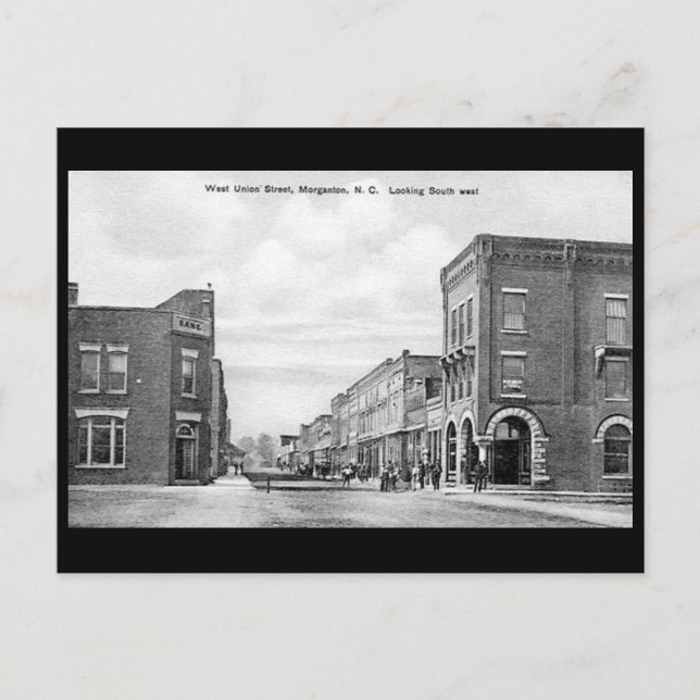 Old Postcard - Morganton, North Carolina, USA (Front)