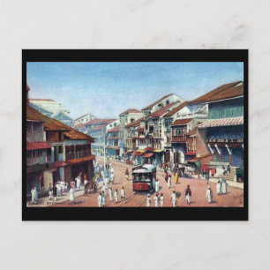 Old Postcard - Mumbai, Pydownie Street