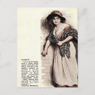 Old Postcard - Nancy from "Oliver Twist"