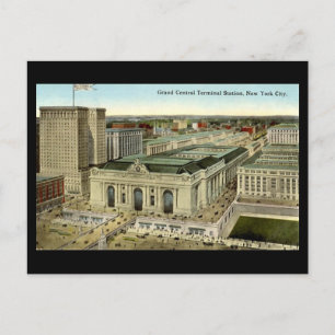 Old Postcard, New York City, Grand Central Station Postcard