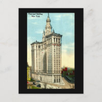 Old Postcard, New York City, Municipal Building