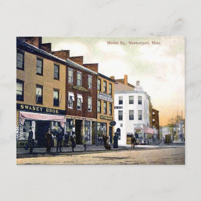 Old Postcard - Newburyport, Massachusetts (Front)