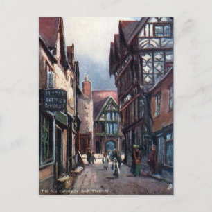 Old Postcard - Old Curiosity Shop, Stafford