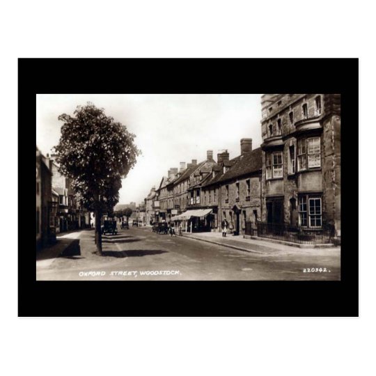 Old Postcard - Oxford St, Woodstock, Oxon