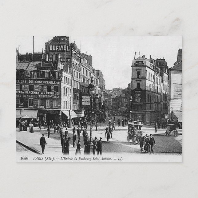 Old Postcard - Paris (Front)