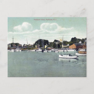 Old Postcard - Pawtuxet Cove, Rhode Island, USA