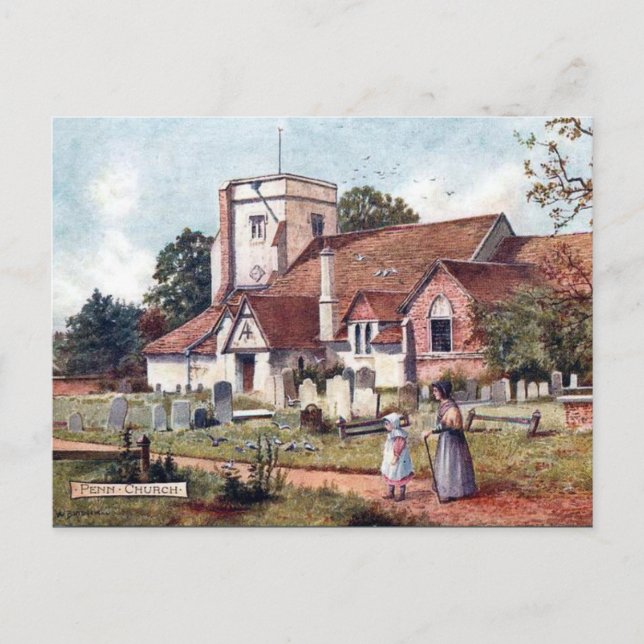 Old Postcard - Penn, Buckinghamshire (Front)