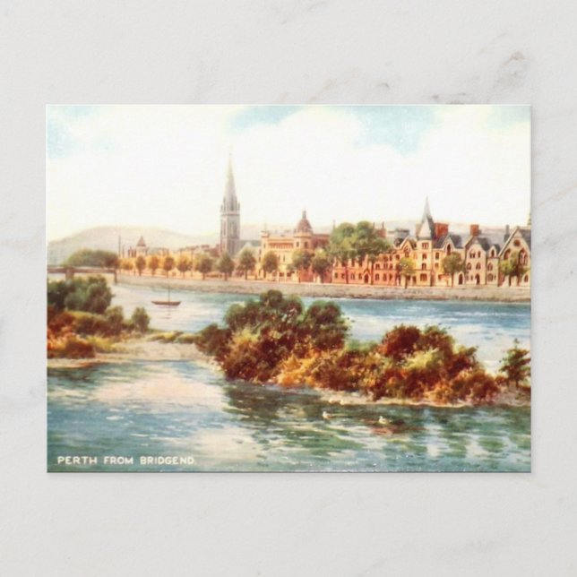 Old Postcard - Perth, Scotland (Front)