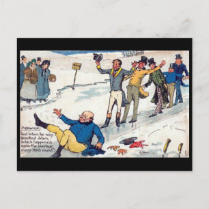 Old Postcard - Pickwick Papers by Charles Dickens