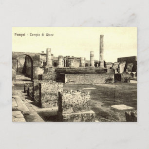 Old Postcard - Pompei, Tempio di Giove