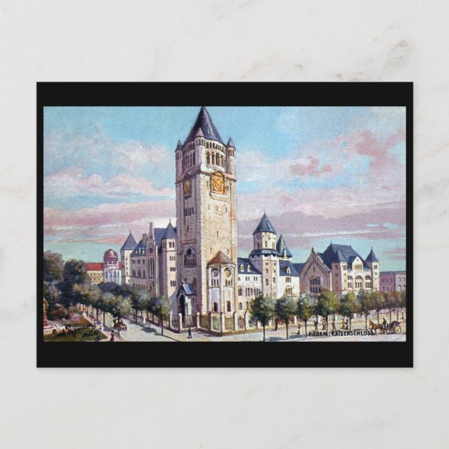 Old Postcard - Poznan, Poland (Front)