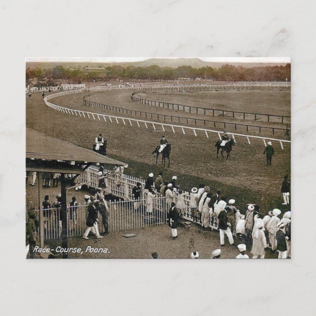 Old Postcard - Pune, India (Front)