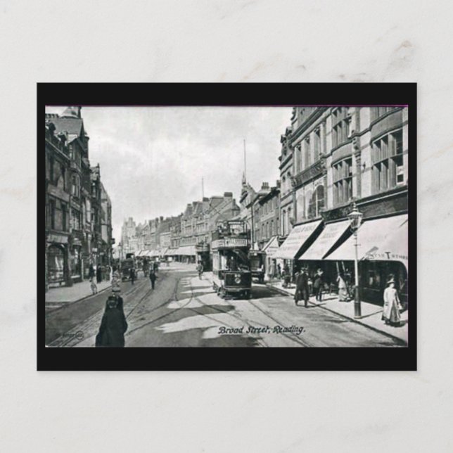 Old Postcard - Reading, Berkshire (Front)