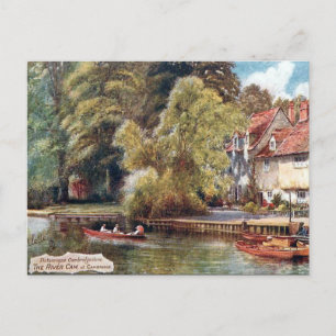 Old Postcard - River Cam at Cambridge