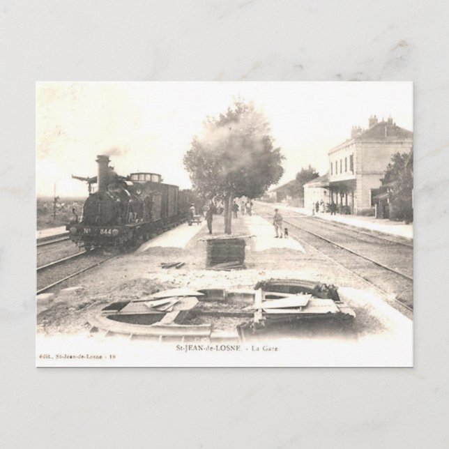 Old Postcard - Saint-Jean-de-Losne, Cote d'Or (Front)