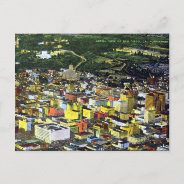 Old Postcard - San Diego, California (Front)