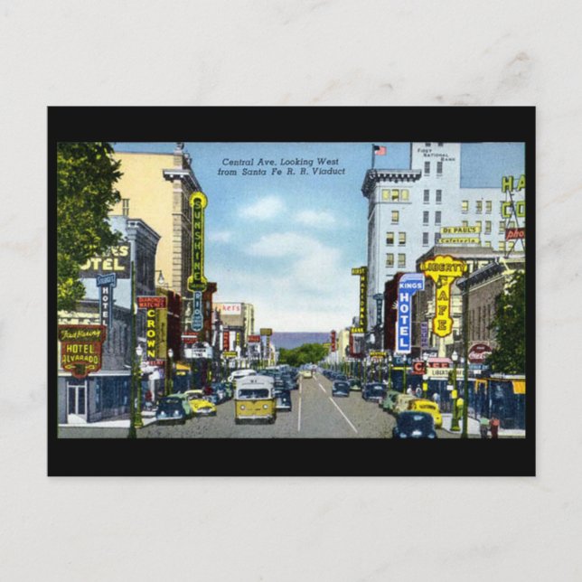 Old Postcard - Santa Fe, New Mexico, USA (Front)