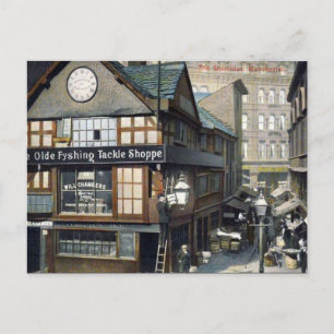 Old Postcard - Shambles, Manchester