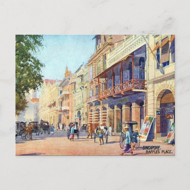 Old Postcard - Singapore (Front)