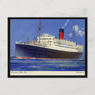Old Postcard - SS Franconia
