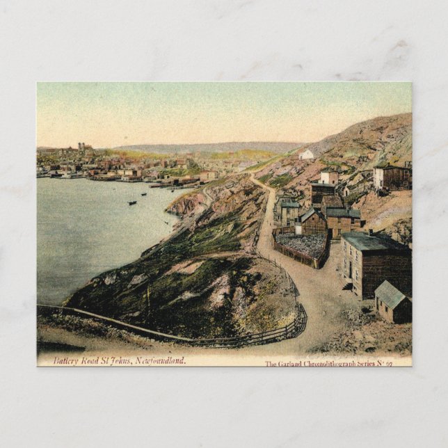 Old Postcard - St John's, Newfoundland (Front)