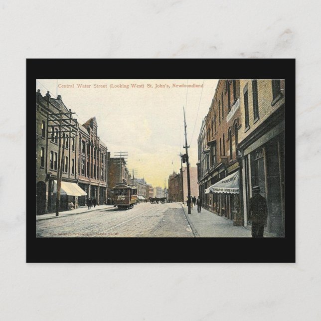 Old Postcard - St John's, Newfoundland (Front)