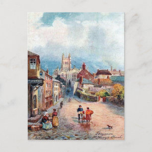 Old Postcard - St Mary's Church, Penzance