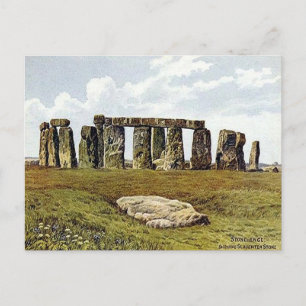 Old Postcard - Stonehenge, Wiltshire