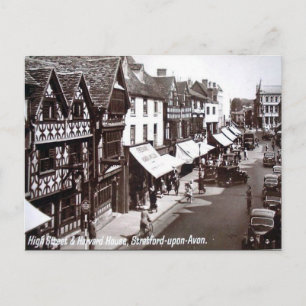 Old Postcard - Stratford-upon-Avon, Warwickshire