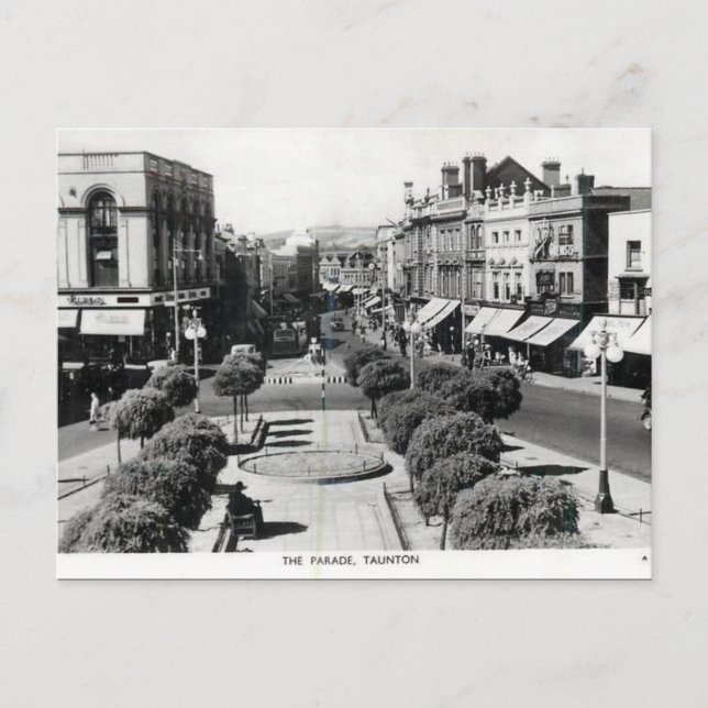 Old Postcard - Taunton, Somerset (Front)
