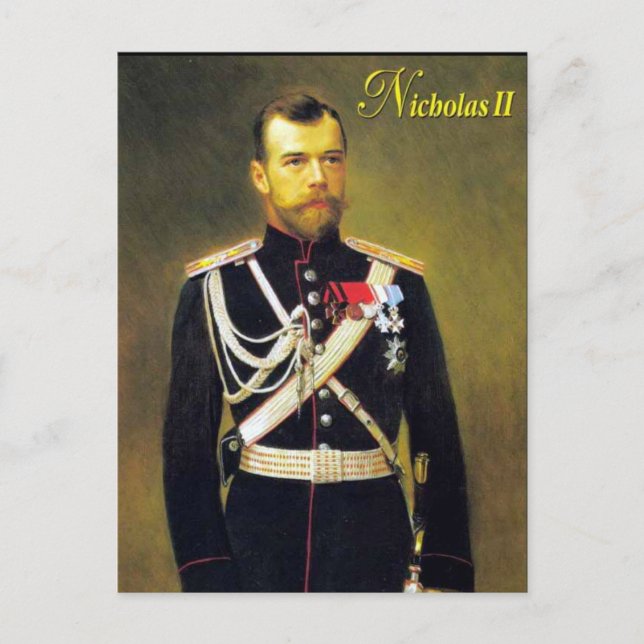 Old Postcard - Tsar Nicholas II (Front)