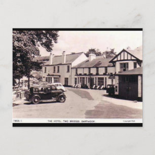 Old Postcard - Two Bridges, Dartmoor, Devon