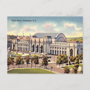 Old Postcard - Union Station, Washington, DC