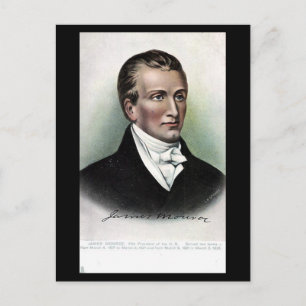 Old Postcard - US President James Monroe